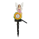 RGB+White LED Outdoor Flower Fairy Solar Lawn Lamp Courtyard Garden Lights