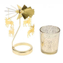 Metal Spinners Rotating Tea Light Candle Holders Candle Stand DIY _Elk