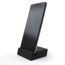 Magnetic Micro USB Type-C Charging Station Dock Desktop Charger Stand Black