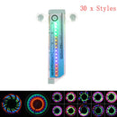 Bicyc motorcycle bike cycling tyre tire wheel valve 16 LED light lamp warning OZ