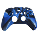 Camo Soft Silicone Skin Case Cover for XBOX ONE Game Controller--Navy w/ Black
