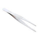 Stainless Steel Straight Tweezers, Serrated Tip Forcep, Laboratory, 140mm