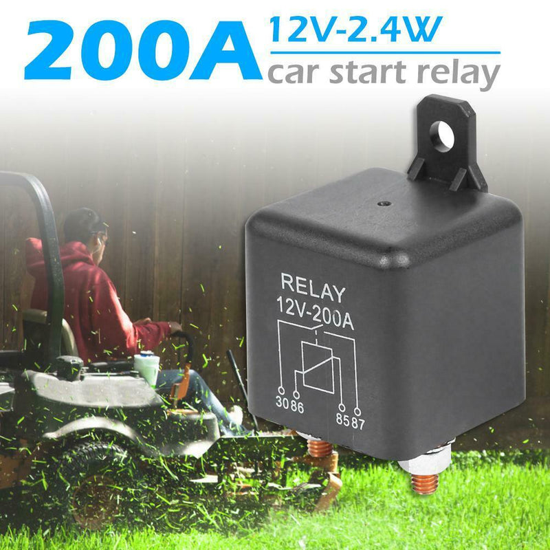 12V 200 Amp Heavy Duty Split Charge/Winch Relay for Car Van Boat 4 Pin
