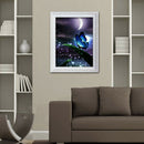 5D DIY Full Drill Diamond Painting Moon Butterfly Cross Stitch Embroidery