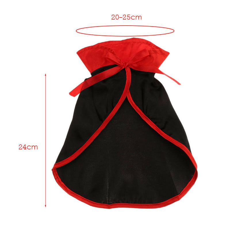 Comfortable Halloween Cloak for Small Dogs, Cats - Dress Party Cape Poncho