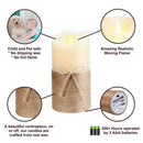 Flameless Candles, Led Battery Operated Candles Real Wax Flickering Moving