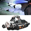 Head Light Torch Lamp Headlamp LED Rechargeable Flashlight T6 Flashing Lamp