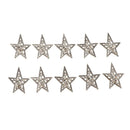 10 Pcs Crystal Embellishments Flatback Rhinestone Buttons DIY Craft Decor