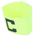 Yellowgreen Elastic Tension Football Soccer Captain Armband X7S2
