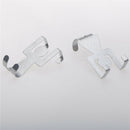 2Pcs Stainless Steel Lovers Shaped Hooks Pot Pan Hanger Clothes Storage Rack 3C
