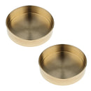 Storage Trays Multipurpose Brass Round Desk Metal Jewelry Organizers 10&14cm