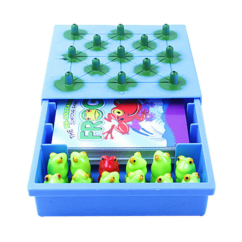 Frog The Peg Solitaire Jumping Board Game Children Intellect Chess Toys Game