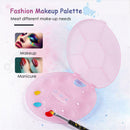 Nail Polish Mixing Palette Nail Color Paint Display Board Beauty Manicure Tools