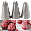 1Set Medium Icing Piping Pastry Nozzle Tips Baking Tool Stainless Steel NozSEAU