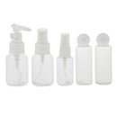 5 Pcs Empty Makeup Spray Bottle Lotion Shampoo Perfume Container Travel Kit