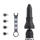 1Set electric rivet nut gun riveting tool cordless riveting drill adaptor BL BX