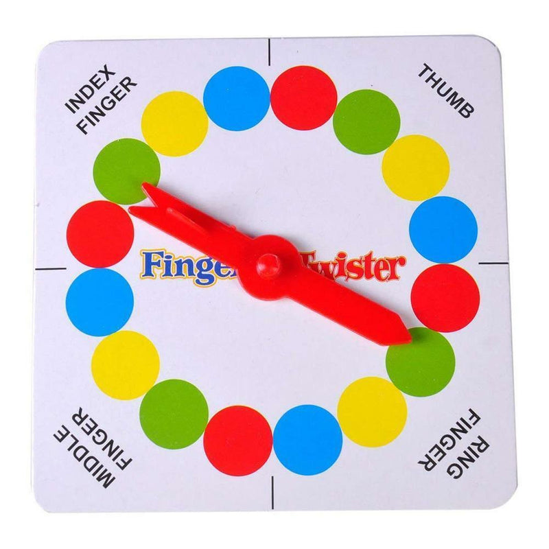 Funny Family Finger Twister Board Mini Version Table Party Game for 2 players