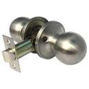 Copper Passage Keyless Door Lock Chromed Door Knob And Door Handle For Interior