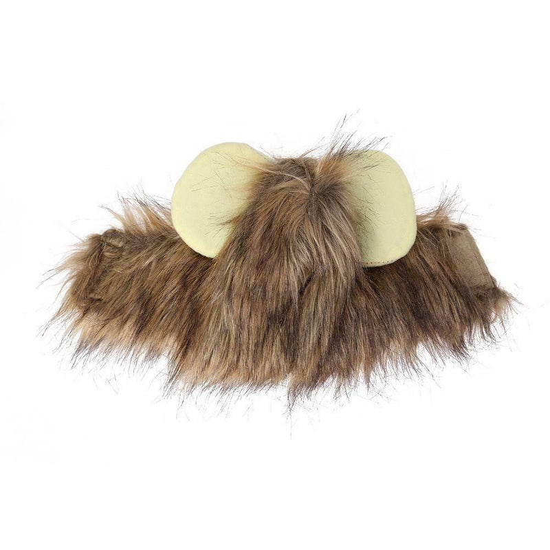 Pet Emulation Lion Hair Mane Cute Ear Pet Hat Cat Dog Cap Headband Headwear A