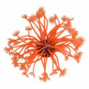 Artificial coral Orange Plastic Deco Aquarium 4cm V9G4
