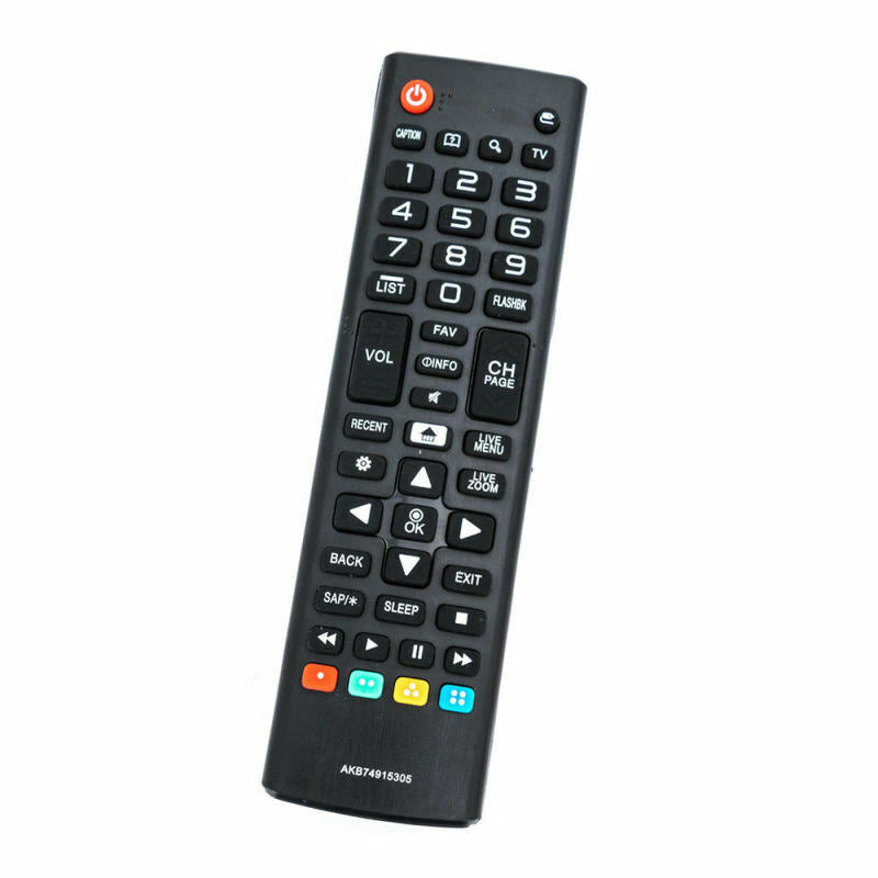 Black Replaced AKB74915305 SMART TV Remote Control for LG TV ABS DIP