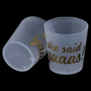 6pcs She Said Yaaas Drinking Cups Bridal Shower Bachelorette Party Gifsp