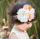 Flower Lace Rhinestone Headband Elastic Hair Band Baby Girl Kid Hair^SP