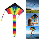Huge Rainbow Kite For Kids For Outdoor Games Activities Summer Fun Flying Kite