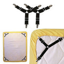 2pcs Triangle Suspender Bed Mattress Sheet Straps Clips Grippers Fasteners LJ