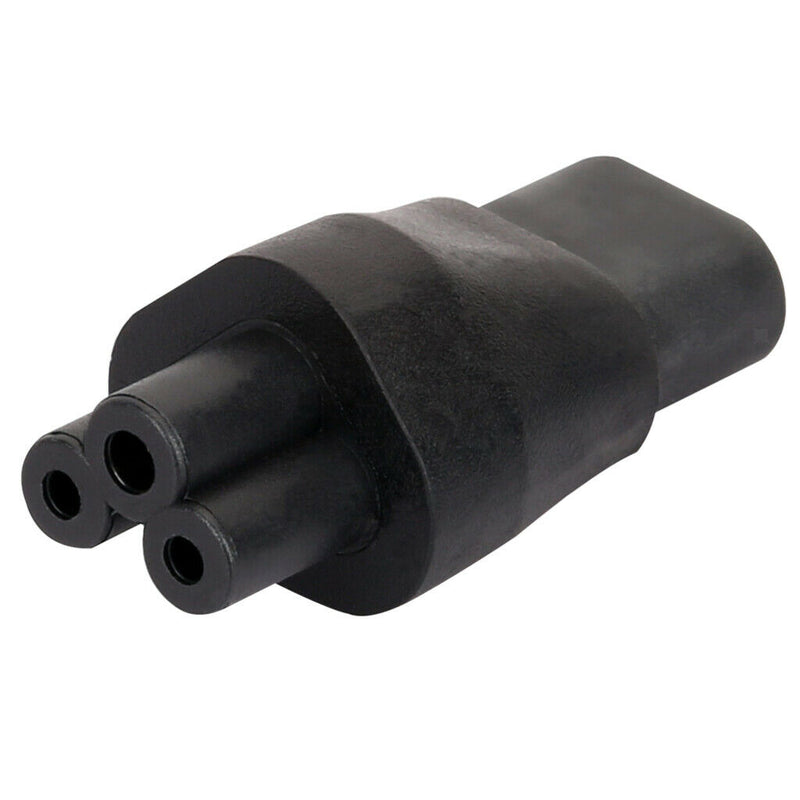 1 X IEC320 C5 To C8 90 Degree Power Supply Extension, Angled