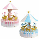 Carousel Wedding Favor Boxes Candy Boxes Gifts Box for Wedding, Party, Baby E3E5
