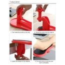Computer Armrest Adjustable Arm Wrist Rest Support Mouse Pad for Desk / Chair BK