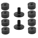 8pcs 2.5cm Non-slip Cymbal Felt Pads+Casing Pipe Tools Drum Kit Accessories