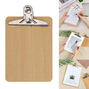 A5 Size Wooden Clipboard Clip Board Writing Sheet Pad School Hanging Note Pads