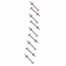 M2 x 20mm Long Hex Socket Knurled Cap Screws Bolts Nuts Set 20Pcs J3U7