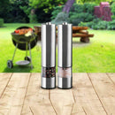 Electric salt and pepper grinding unit (2 packs) - Electronically adjustabl Z5V8