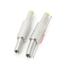 10Pcs 5.5x2.5mm DC Power Jack Male Plug Metal Connector Adapter ghf WMC