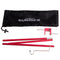 Folding Lamp Pole Hiking Camping Ultralight Tent Fixing Stand Light HolderB Kw