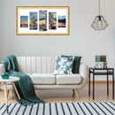5pcs 5D DIY Full Drill Square Diamond Painting Aerial Bridge Cross Stitch