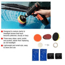 Car Headlamp Brightener Kit DIY Auto Headlight Lens Restoration Clean Paste