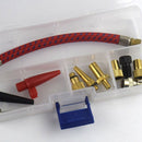 3X(12Pcs/Set Airbed Pump Hose Adapter Nozzle Valve Air Hose Inflating Needl