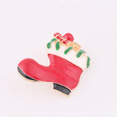 Enamel Gorgeous Rhinestone Crystal Christmas Santa Snowman Pin Xmas Gifts