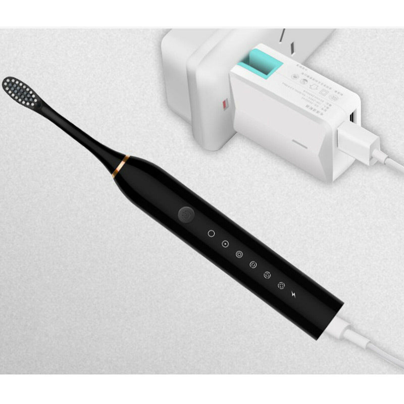 Premium Universal Sonic Toothbrush Heads for X-3 Electric Toothbrushes Black
