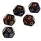 10pieces 12 Sided Dice D12 Polyhedral Dice For  Red