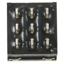 10 Pcs 9-pin 3PDT Guitar effects Self-locking Button switch