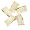 5x Golden 18 Teeth Hair Comb Clip Slide Hairpin DIY Jewelry Making 2.7x1.5"