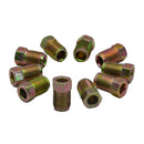 10 Packs 10mmx1mm Brake Pipe Screw Nuts For Braking Steel