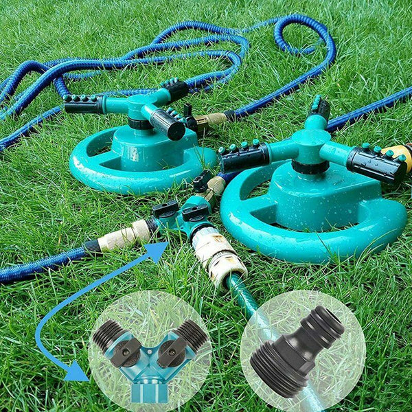Lawn Sprinkler Automatic Garden Water Sprinklers Lawn Irrigation System 360