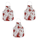 Printed Aprons for Bloody Murder Halloween BBQ Cooking Apron Kitchen Gift R9Q4