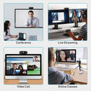 1080P HD Web Camera with Mic 2MP USB 2.0 Plug n Play Webcam for PC Laptop A